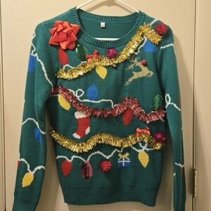Christmas Sweater Womens Size Small